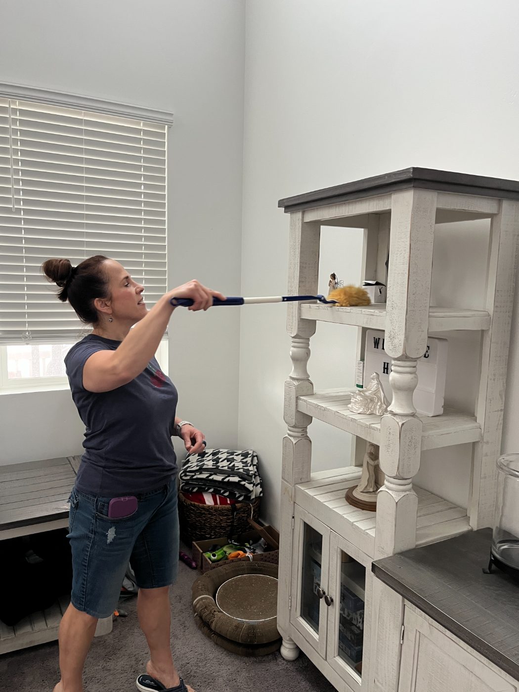 Dusting and detailing a home